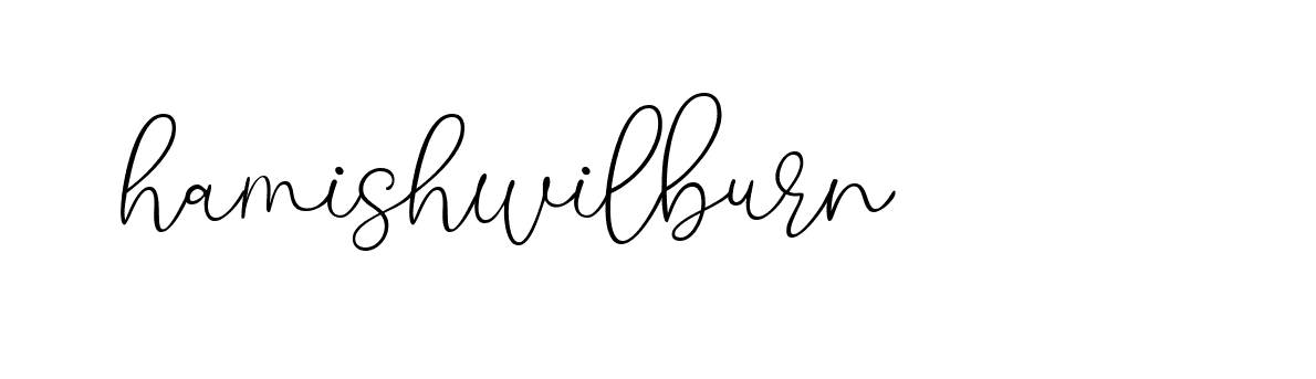 Signature of hamishwilburn