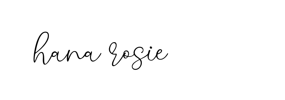 Signature of hana-rosie