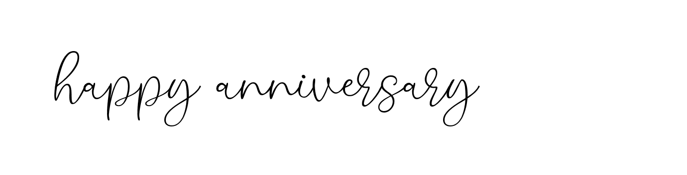 Signature of happy-anniversary-