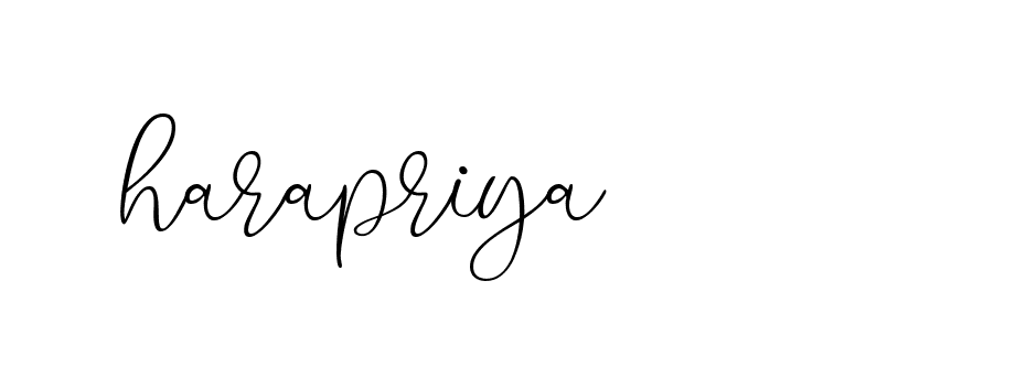 Signature of harapriya