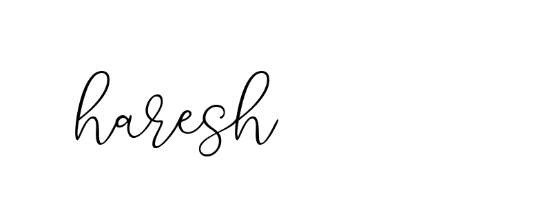 Signature of haresh