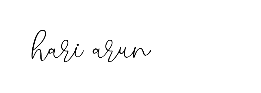 Signature of hari-arun