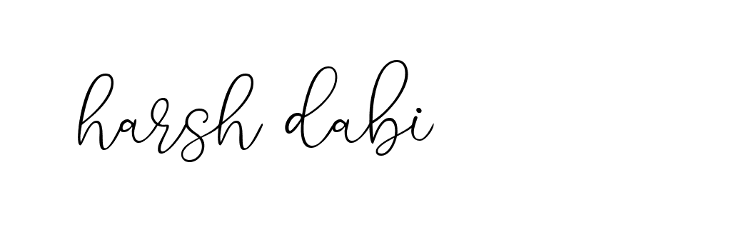 Signature of harsh-dabi-