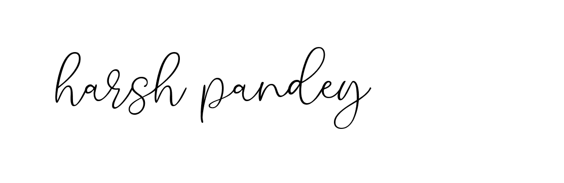 Signature of harsh-pandey