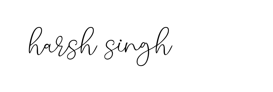 Signature of harsh-singh