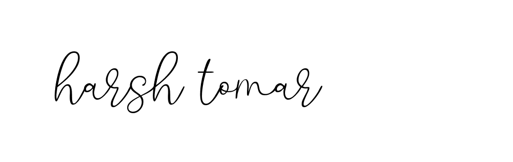 Signature of harsh-tomar