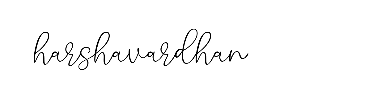 Signature of harshavardhan-