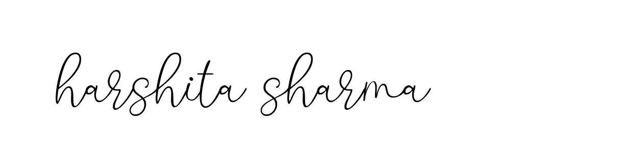 Signature of harshita-sharma