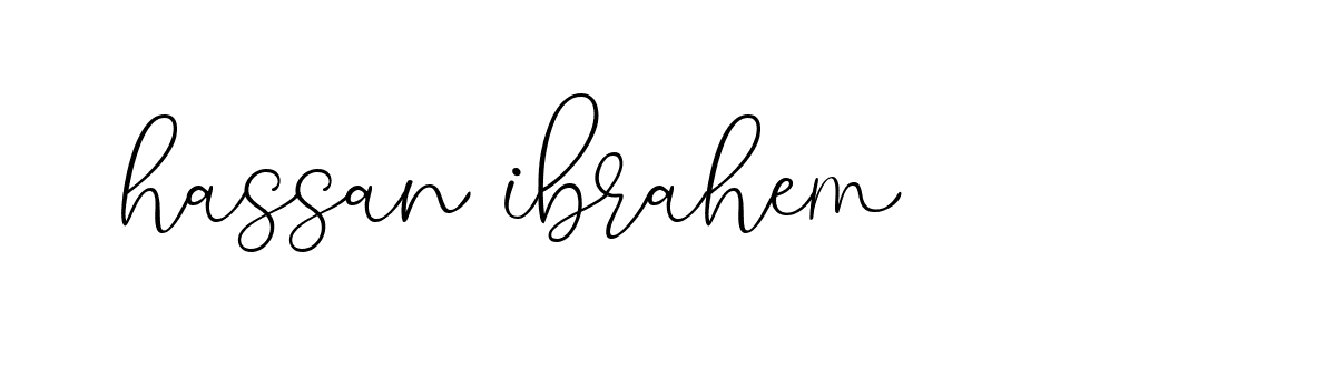 Signature of hassan-ibrahem