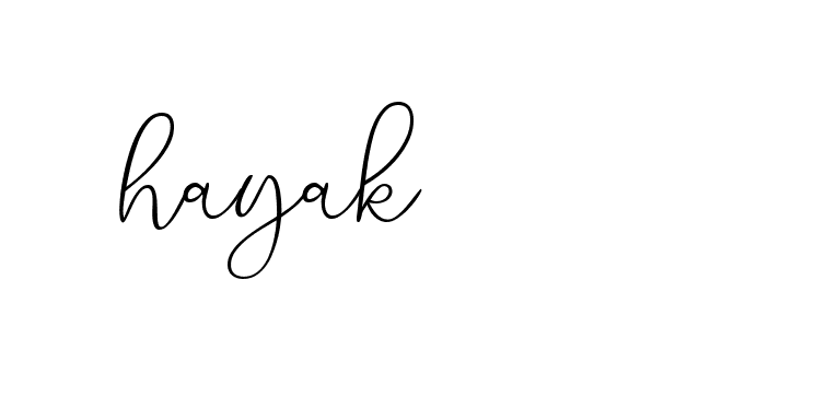 Signature of hayak