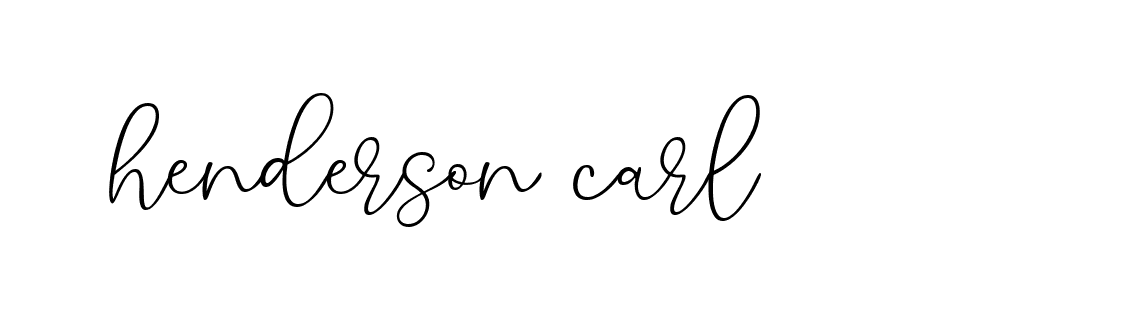 Signature of henderson-carl