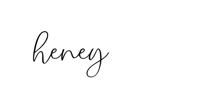 Signature of heney