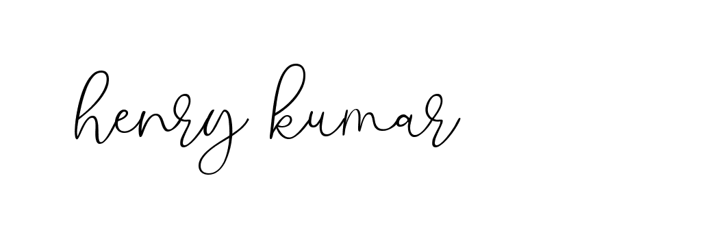 Signature of henry-kumar