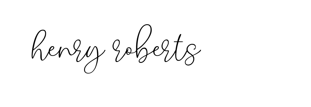 Signature of henry-roberts