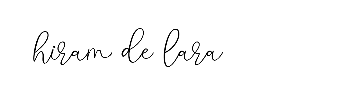 Signature of hiram-de-lara