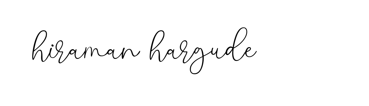 Signature of hiraman-hargude