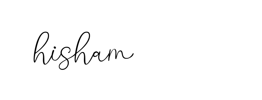 Signature of hisham-