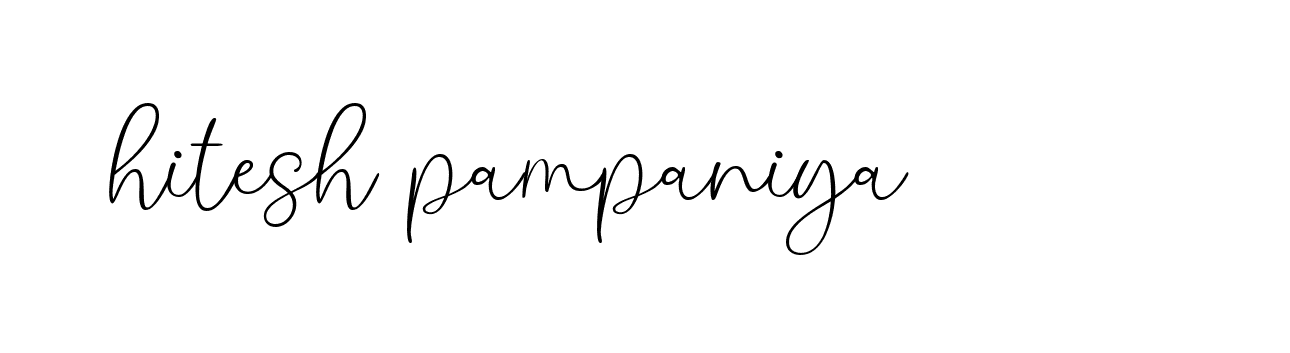 Signature of hitesh-pampaniya