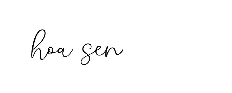 Signature of hoa-sen