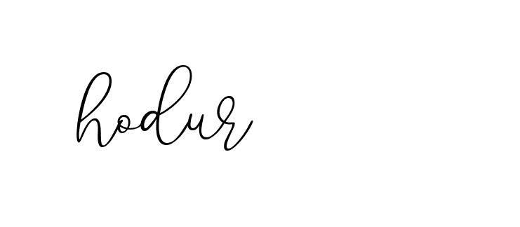 Signature of hodur