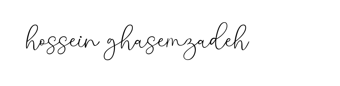 Signature of hossein-ghasemzadeh