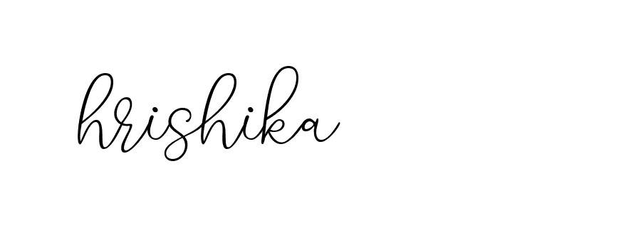 Signature of hrishika-