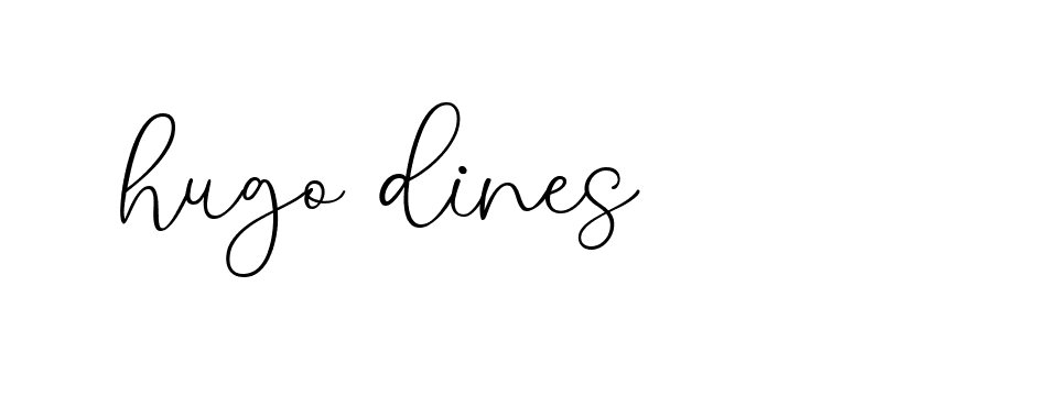 Signature of hugo-dines