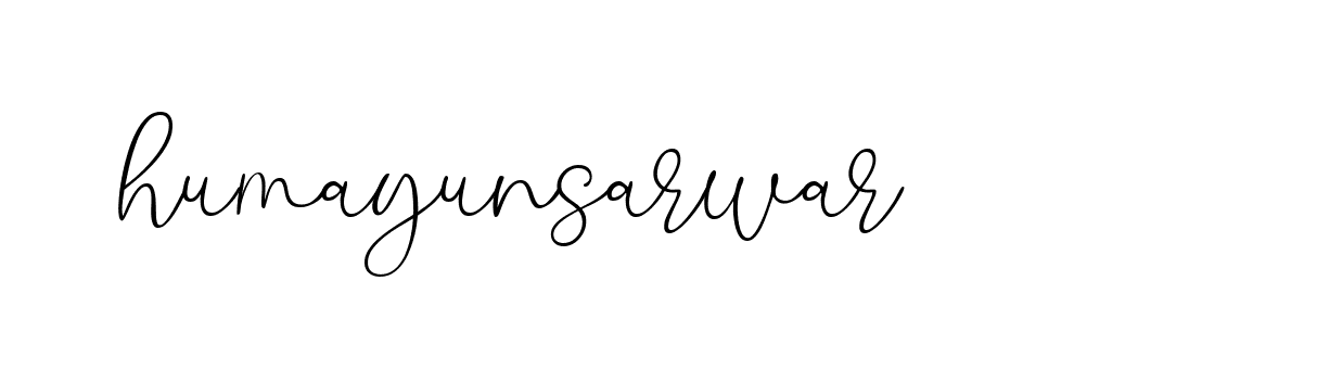 Signature of humayunsarwar