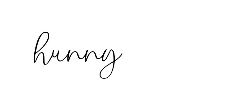 Signature of hunny