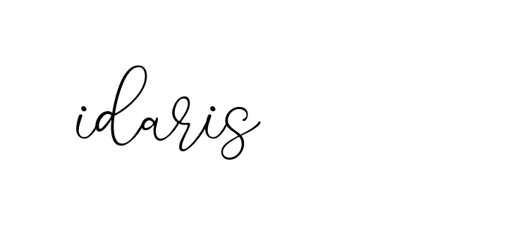 Signature of idaris