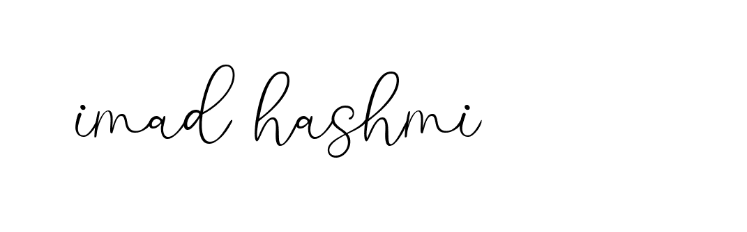 Signature of imad-hashmi