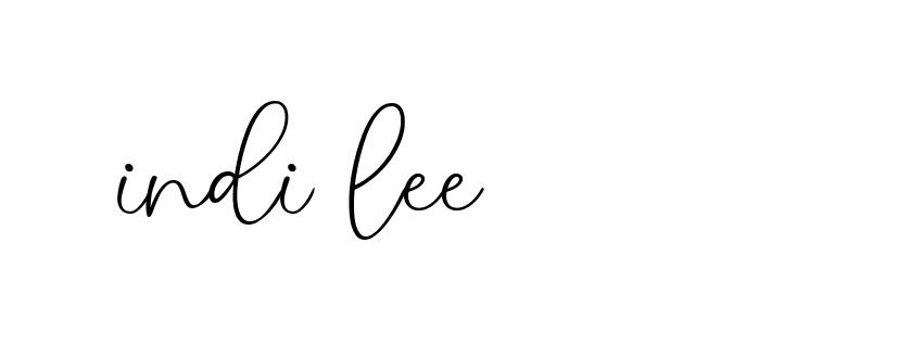 Signature of indi-lee