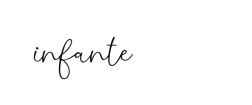 Signature of infante