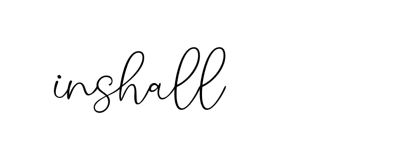 Signature of inshall