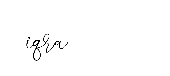 Signature of iqra-