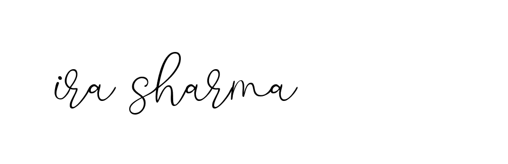 Signature of ira-sharma-