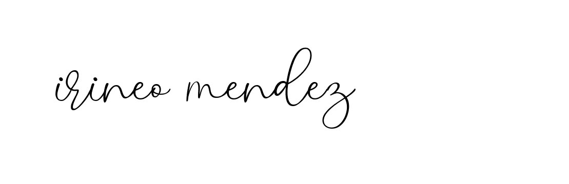 Signature of irineo-mendez-