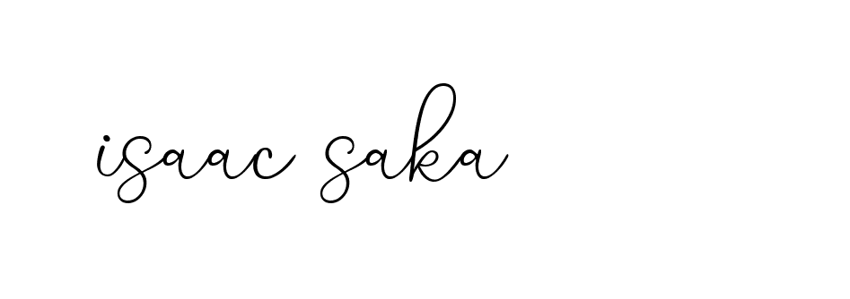 Signature of isaac-saka