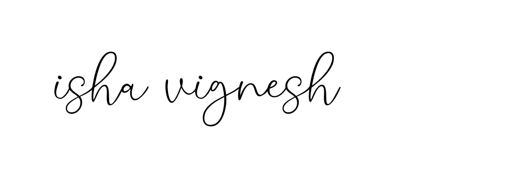 Signature of isha-vignesh