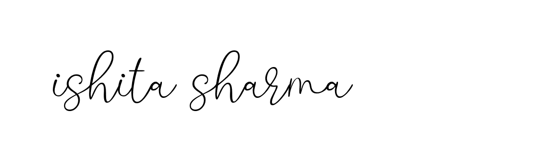 Signature of ishita-sharma