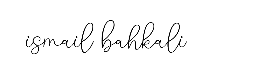 Signature of ismail-bahkali