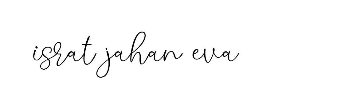 Signature of israt-jahan-eva