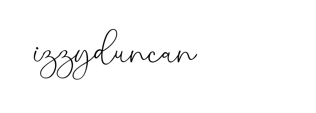 Signature of izzyduncan