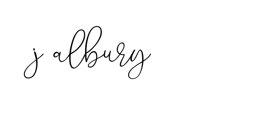 Signature of j-albury