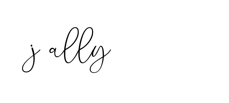 Signature of j-ally