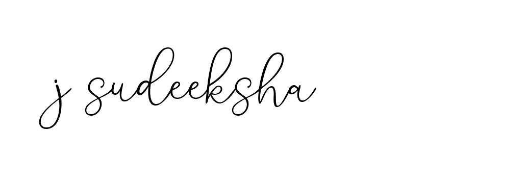 Signature of j-sudeeksha