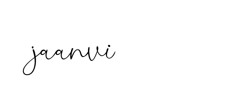 Signature of jaanvi