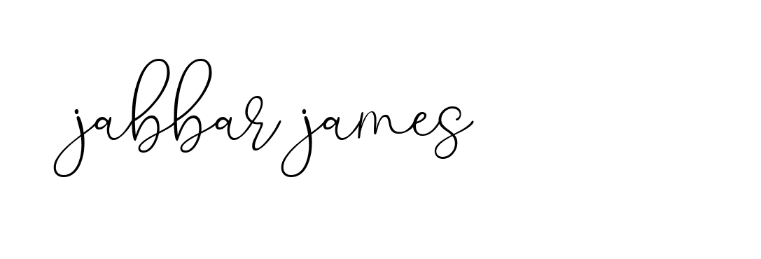 Signature of jabbar-james