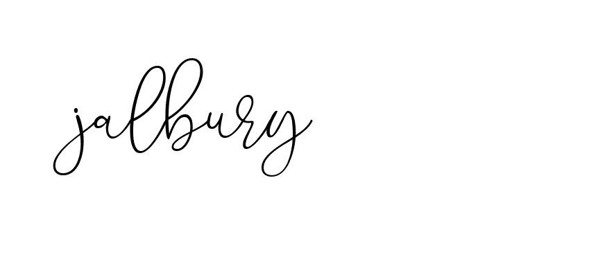 Signature of jalbury