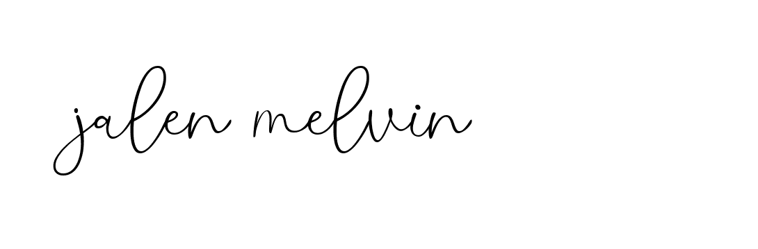 Signature of jalen-melvin